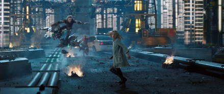 Dane DeHaan stars as Harry Osborn/Green Goblin and Emma Stone stars as Gwen Stacy in Columbia Pictures' The Amazing Spider-Man 2 (2014)